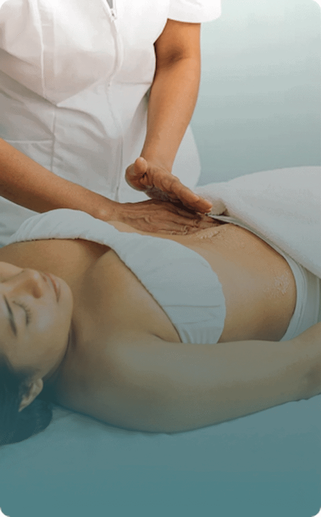 Prenatal massage for relaxation and relief during pregnancy.