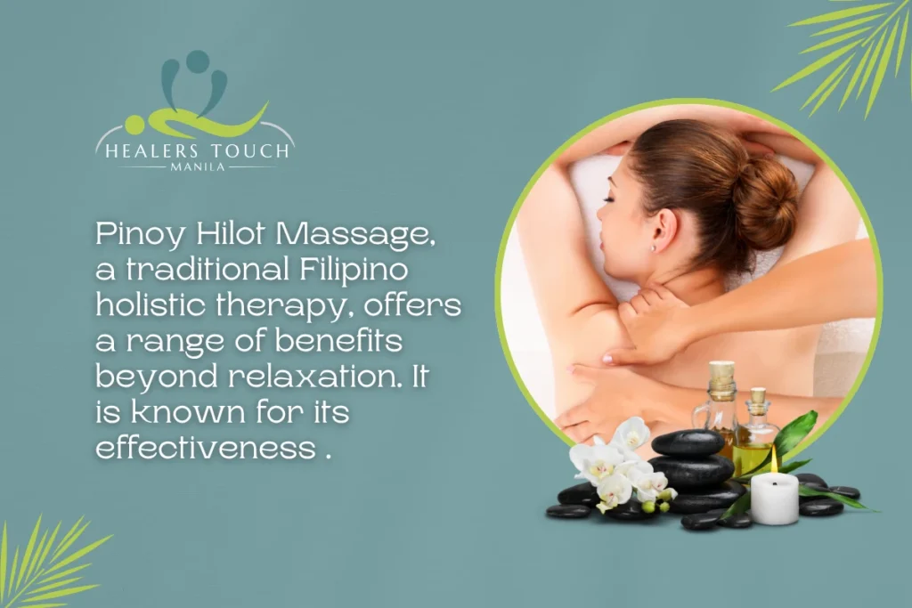 Traditional Filipino Hilot massage promoting relaxation and holistic health benefits.