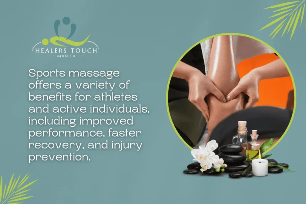 Sports massage therapy for athletes, improving performance, recovery, and injury prevention.