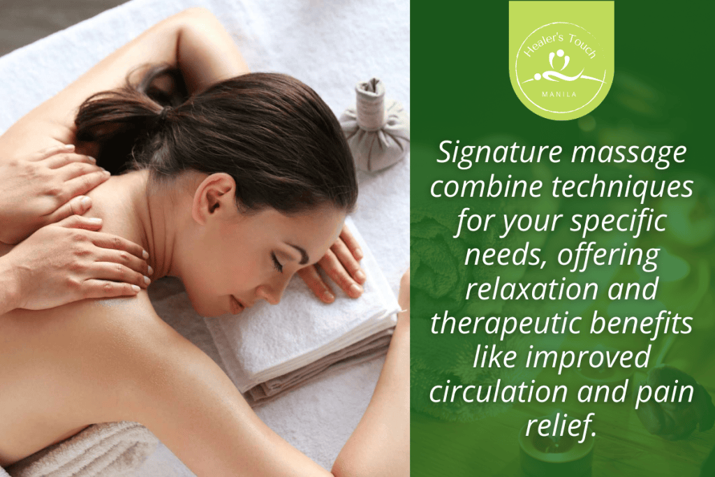 The Benefits of Signature Massage and Home Service Massage