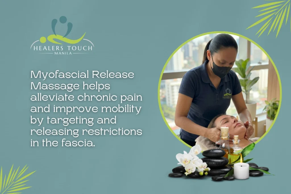 Skilled therapist performing myofascial release massage for pain relief and mobility.