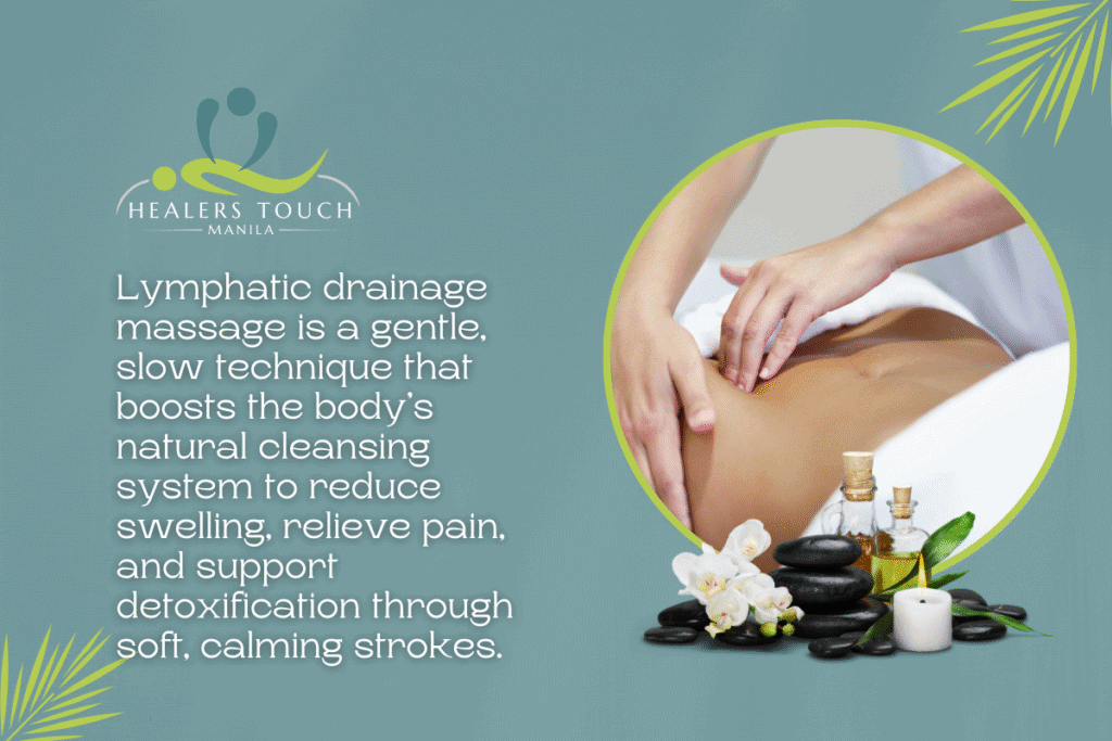 lymphatic drainage massage - Healer's Touch Manila