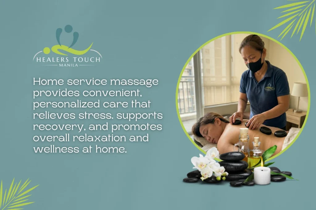 Professional home massage service in Manila offering personalized care for relaxation and stress rel.