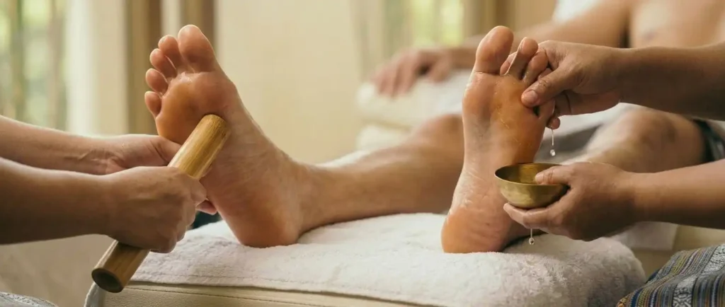 Relaxing foot massage for ultimate relief and wellness.