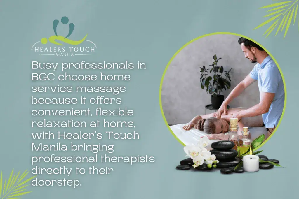 Home Service Massage BGC for Busy Professionals - Convenient, professional massage at your doorstep.