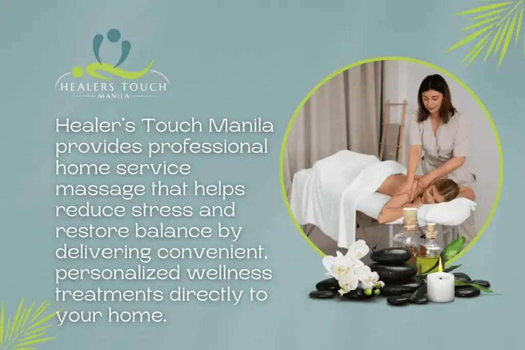 Professional massage for stress reduction in Manila | Healers Touch.