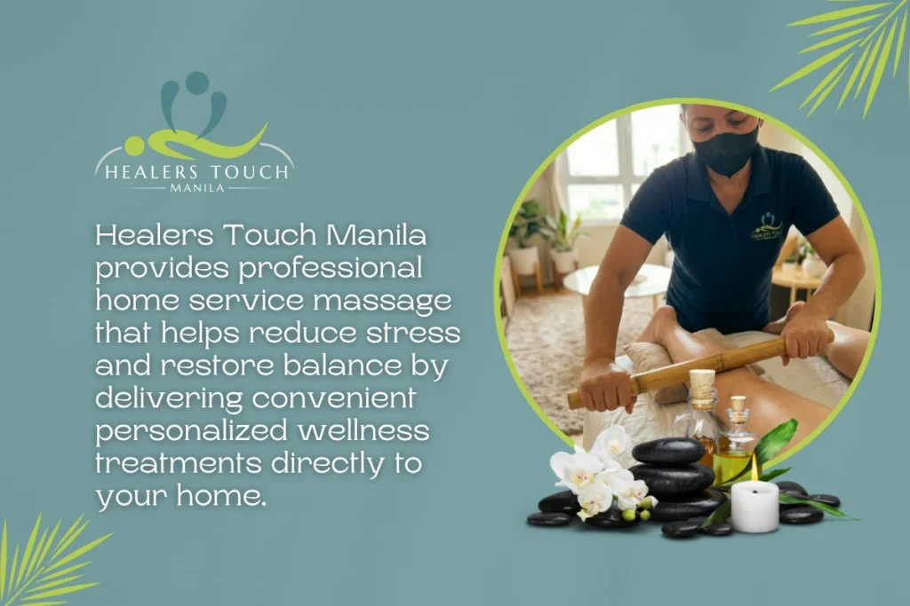 Professional massage for stress reduction in Manila | Healers Touch.