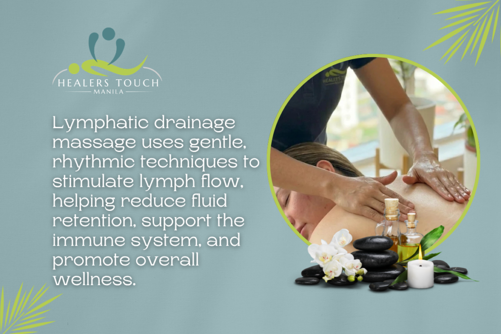 lymphatic drainage massage - Healers Touch Manila